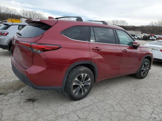 Image 3 of 2020 TOYOTA HIGHLANDER XLE 2020 with VIN 5TDHZRBH2LS512313
