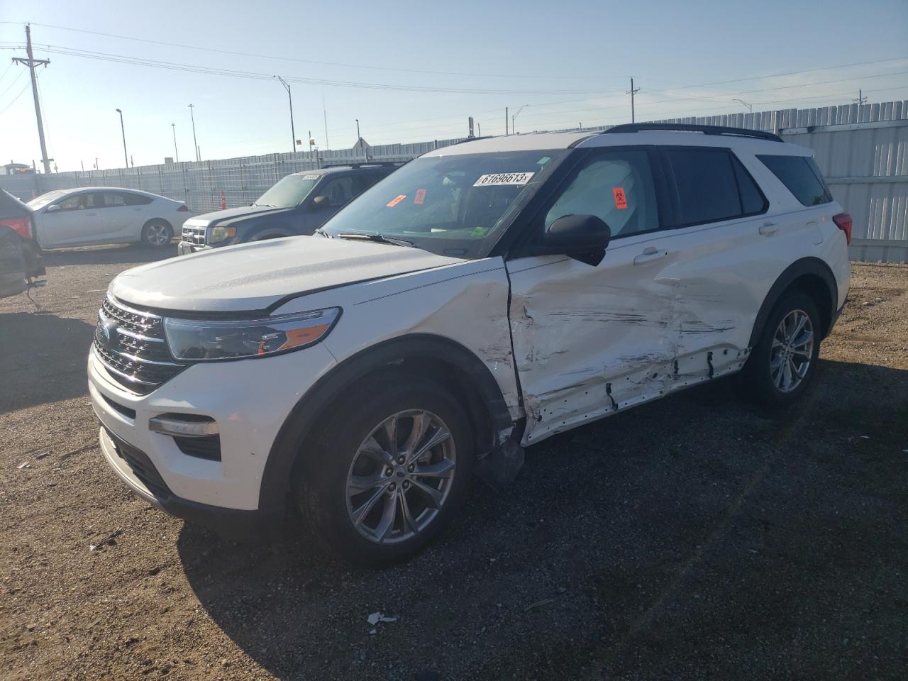 Image 1 of 2022 FORD EXPLORER XLT 2022 with VIN 1FMSK8DH8NGA67408