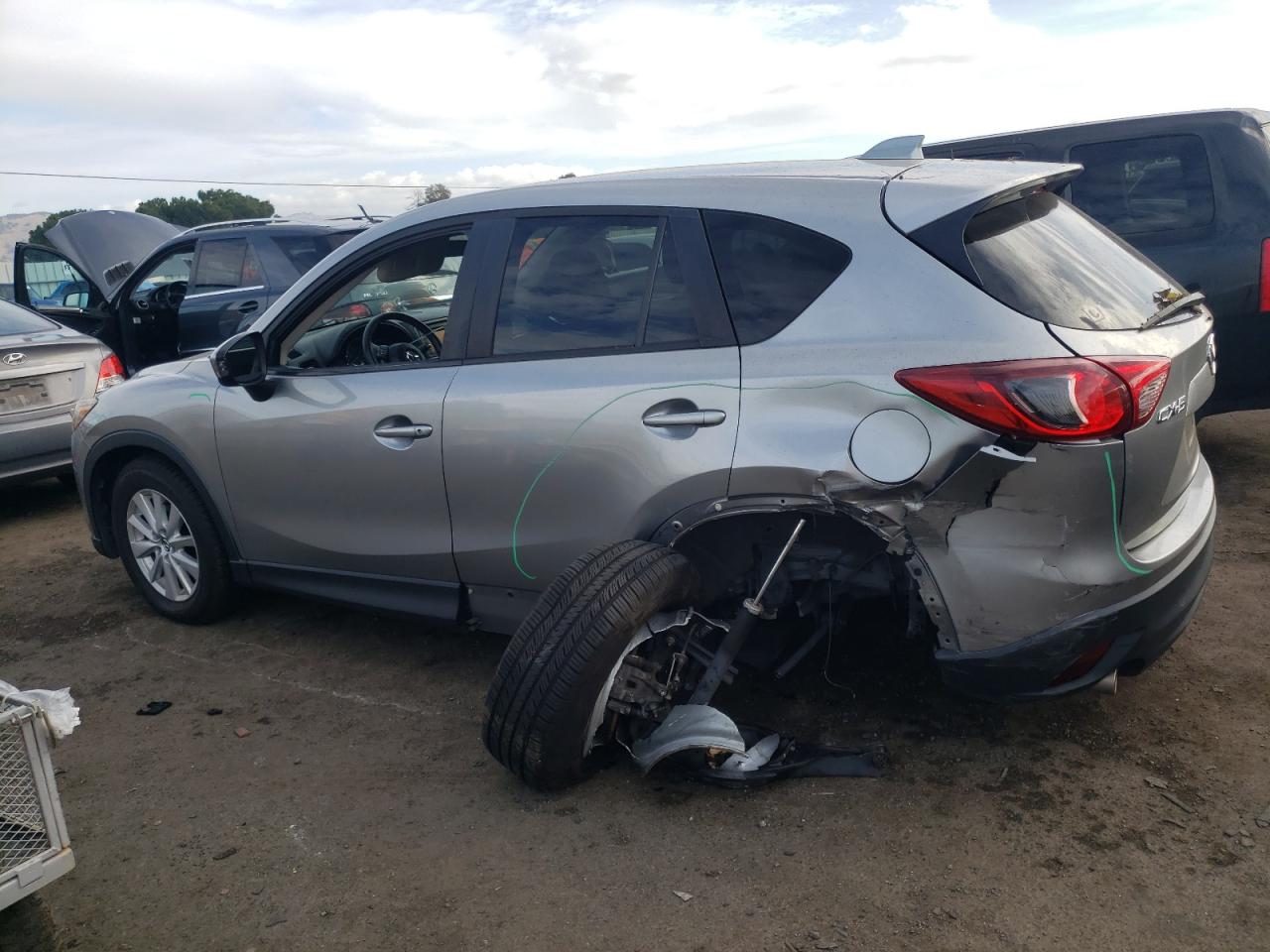 Image 2 of 2013 MAZDA CX-5 TOURING 2013 with VIN JM3KE2CE8D0147788