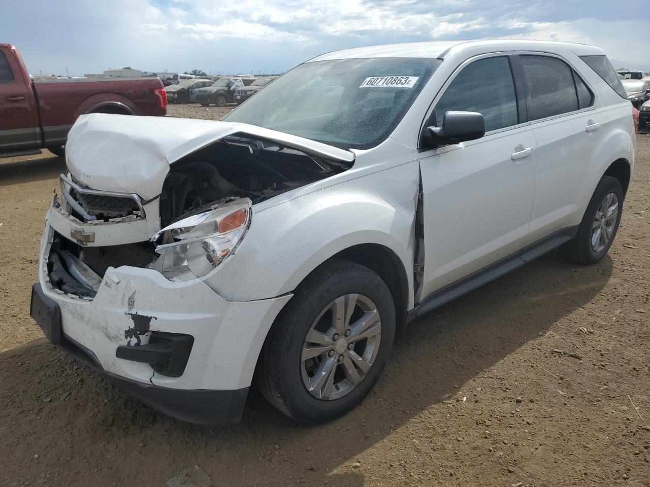 Image 1 of 2015 CHEVROLET EQUINOX LS 2015 with VIN 1GNFLEEK9FZ110484