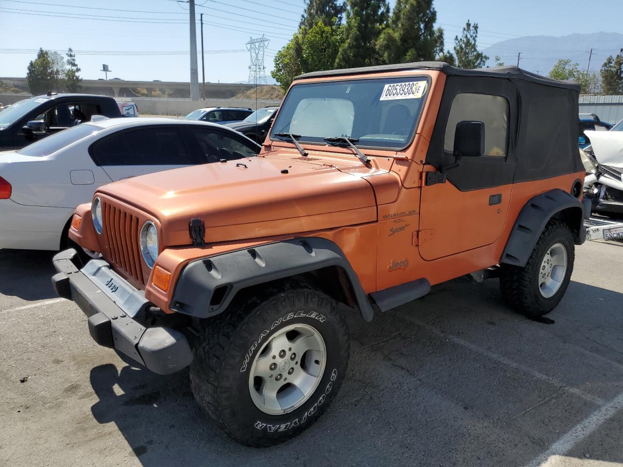 Obraz 1 z 2001 JEEP WRANGLER / TJ SPORT 2001 z VIN 1J4FA49S41P338619