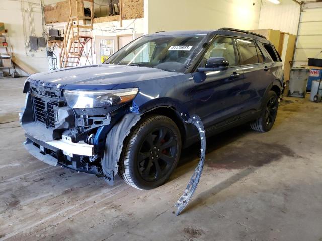 Image 1 of 2020 FORD EXPLORER ST 2020 with VIN 1FM5K8GC1LGA16228