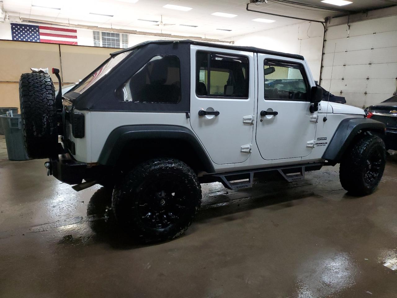 Image 3 of 2013 JEEP WRANGLER UNLIMITED SPORT 2013 with VIN 1C4HJWDG8DL509297