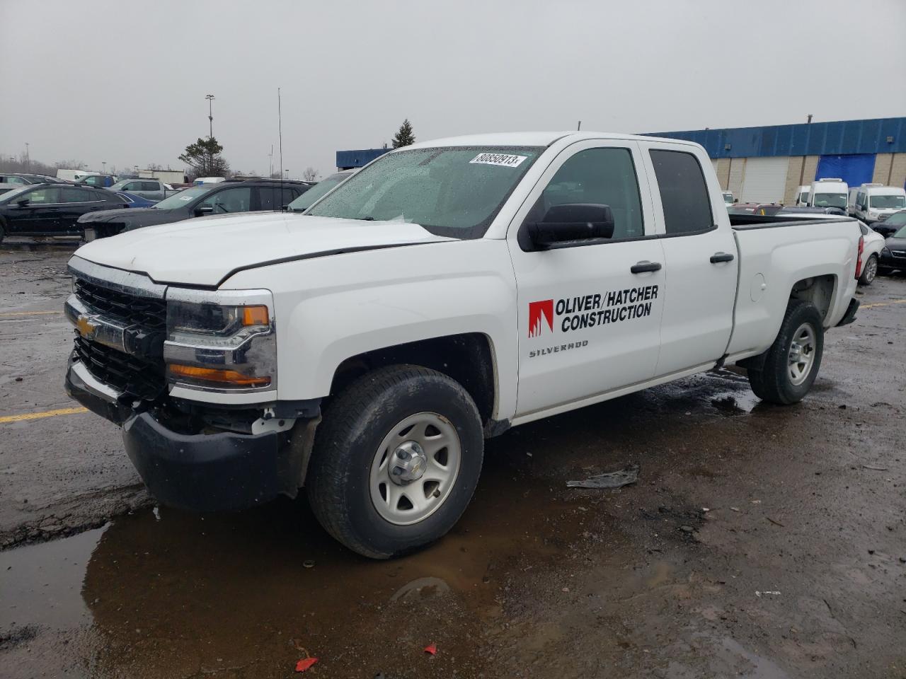 Image 1 of 2018 CHEVROLET SILVERADO C1500 2018 with VIN 1GCRCNEH8JZ222244