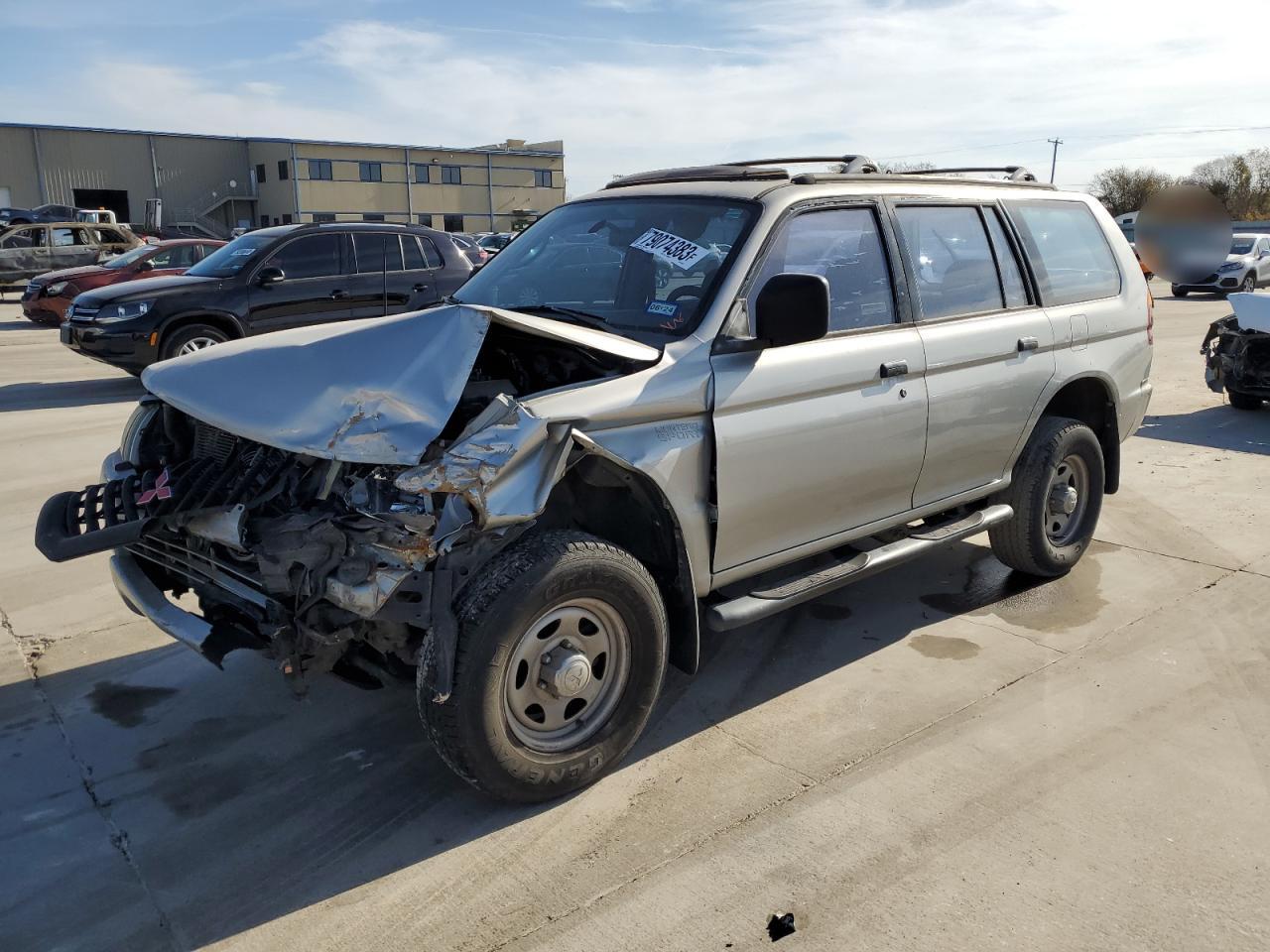 Image 1 of 2001 MITSUBISHI MONTERO SPORT ES 2001 with VIN JA4LS21H71P061727
