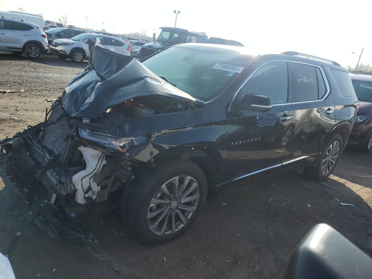 Image 1 of 2022 CHEVROLET TRAVERSE PREMIER 2022 with VIN 1GNEVKKW4NJ103435