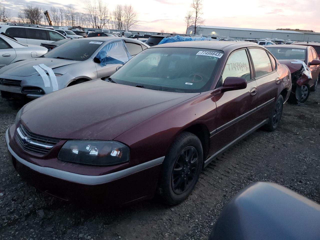 Image 1 of 2002 CHEVROLET IMPALA  2002 with VIN 2G1WF52E129244093
