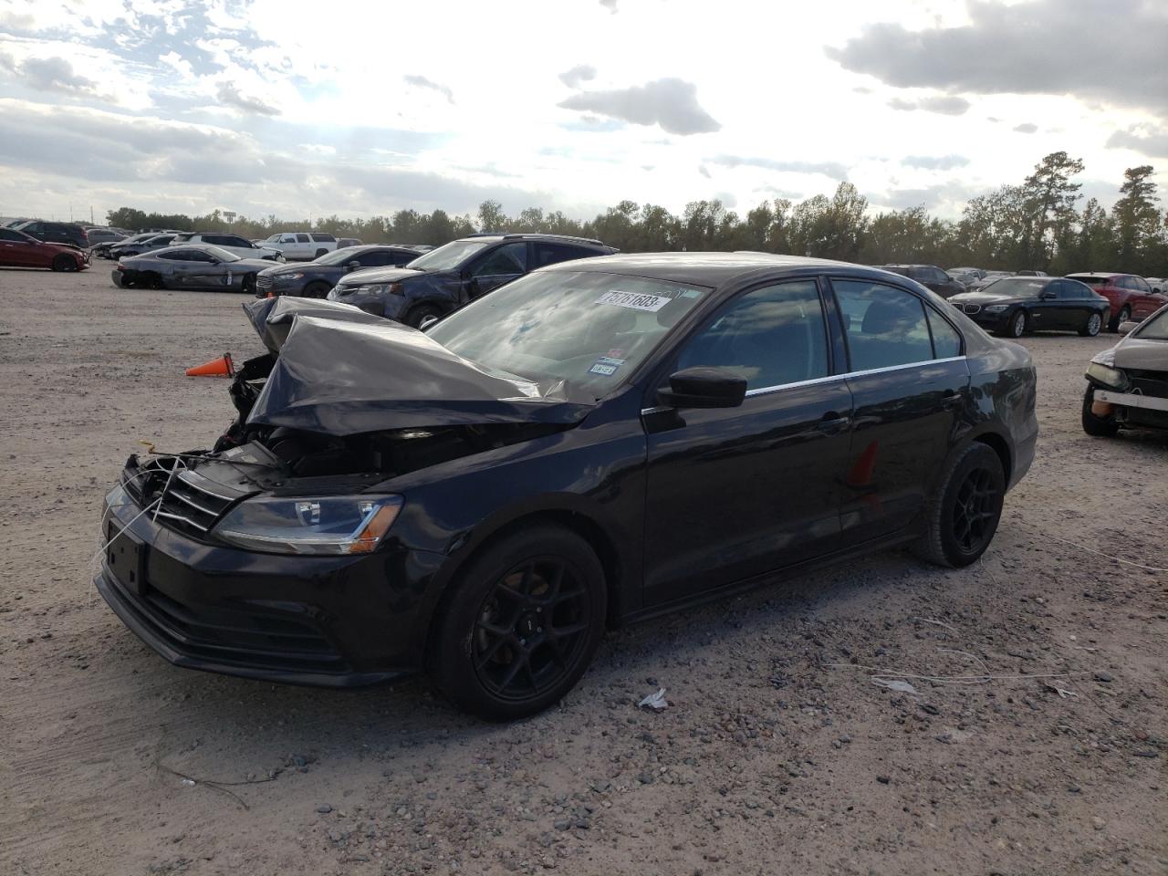 Image 1 of 2017 VOLKSWAGEN JETTA S 2017 with VIN 3VW2B7AJ8HM348587