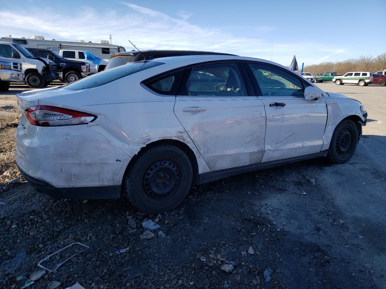 Изображение 3 2014 FORD FUSION S 2014 с VIN 3FA6P0G79ER338907
