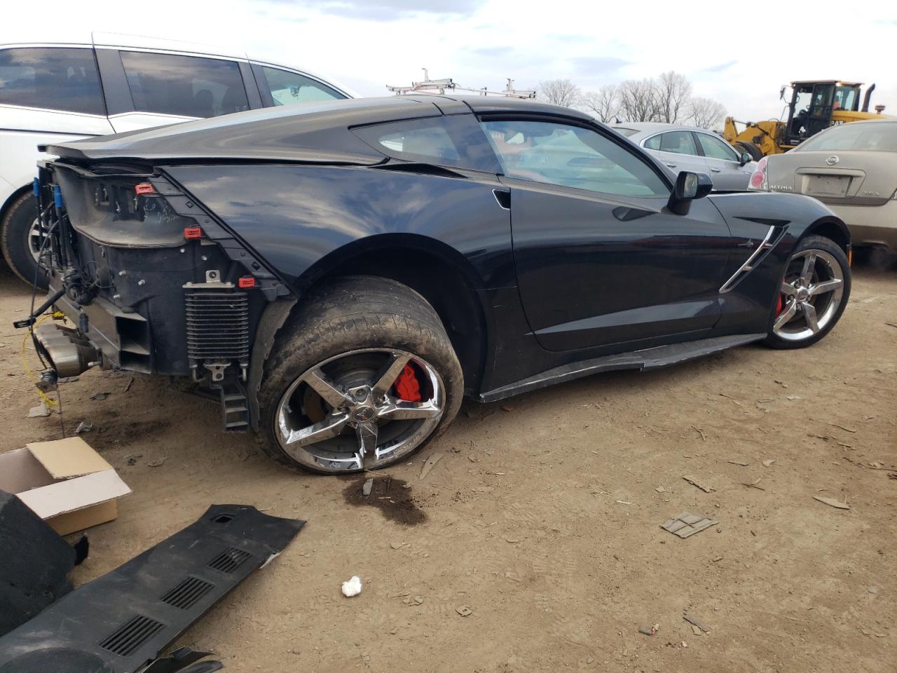 Image 3 of 2014 CHEVROLET CORVETTE STINGRAY Z51 3LT 2014 with VIN 1G1YM2D7XE5125097