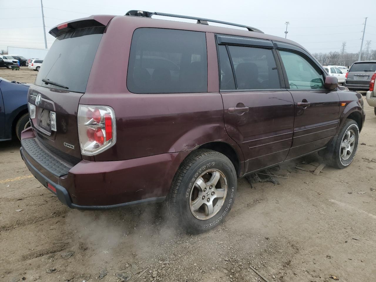 Image 3 of 2007 HONDA PILOT EX 2007 with VIN 2HKYF18447H503767