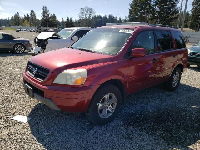 Image 1 of 2005 HONDA PILOT EXL 2005 with VIN 2HKYF18685H555627
