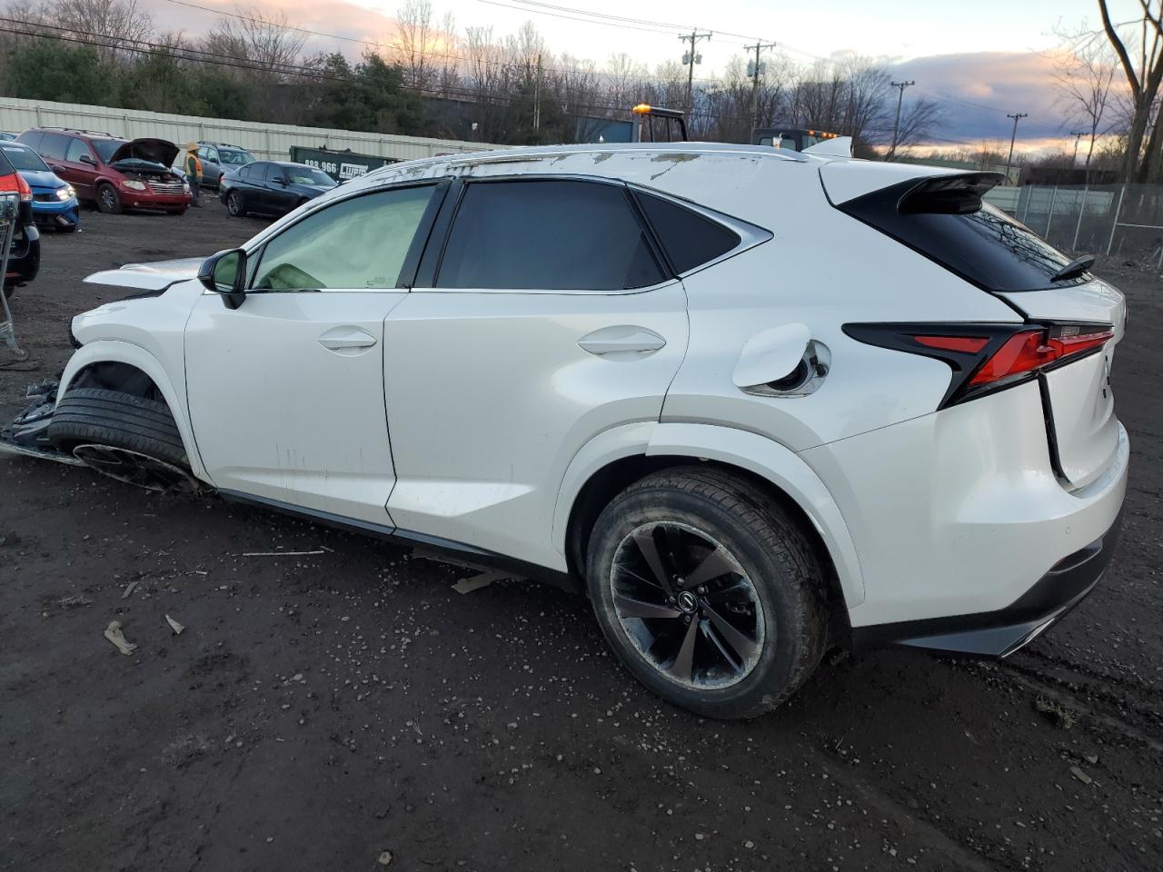 Image 2 of 2020 LEXUS NX 300 2020 with VIN JTJGARDZ1L2227292