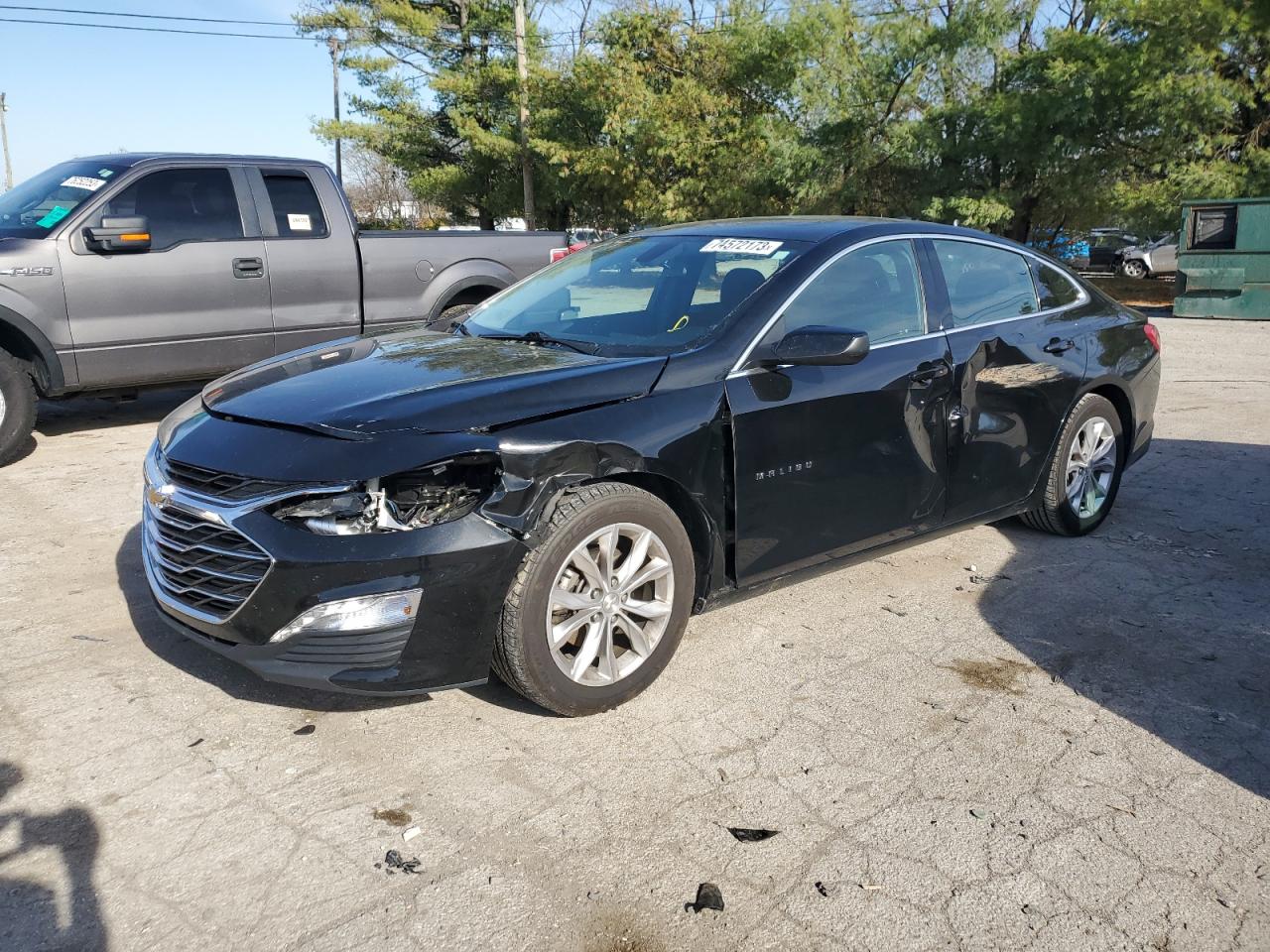 Image 1 of 2020 CHEVROLET MALIBU LT 2020 with VIN 1G1ZD5ST4LF007088