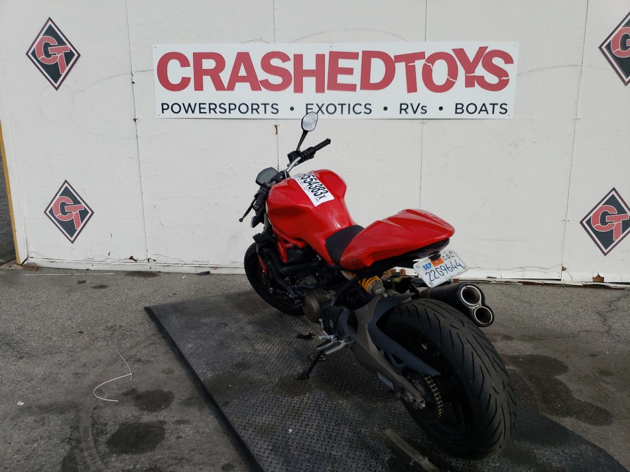 Изображение 3 2015 DUCATI MONSTER 821 2015 с VIN ZDM1RBTSXFB006909