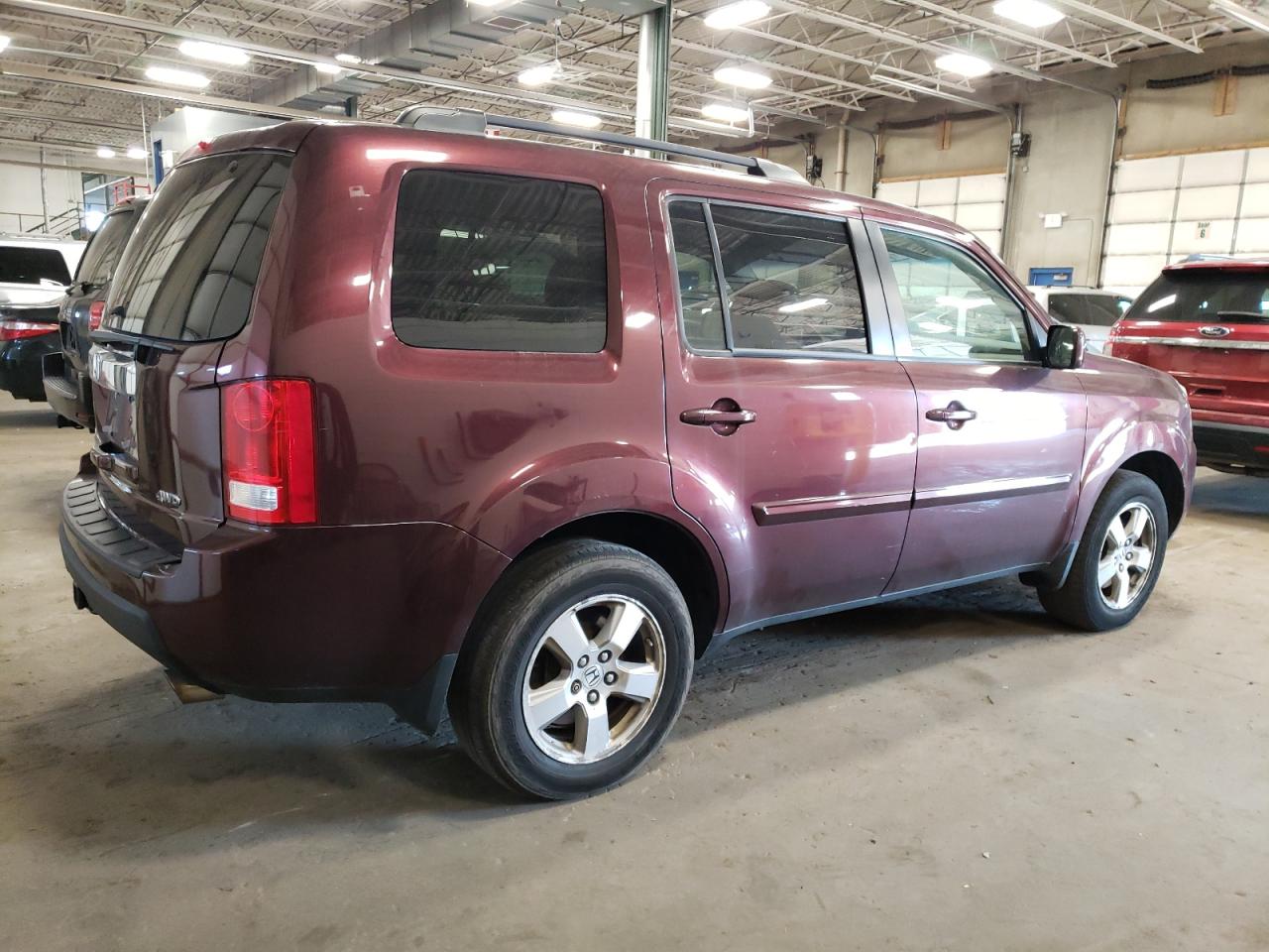 Image 3 of 2009 HONDA PILOT EXL 2009 with VIN 5FNYF48539B030648