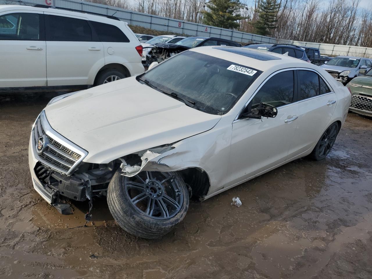 Image 1 of 2014 CADILLAC ATS LUXURY 2014 with VIN 1G6AH5RX2E0117454