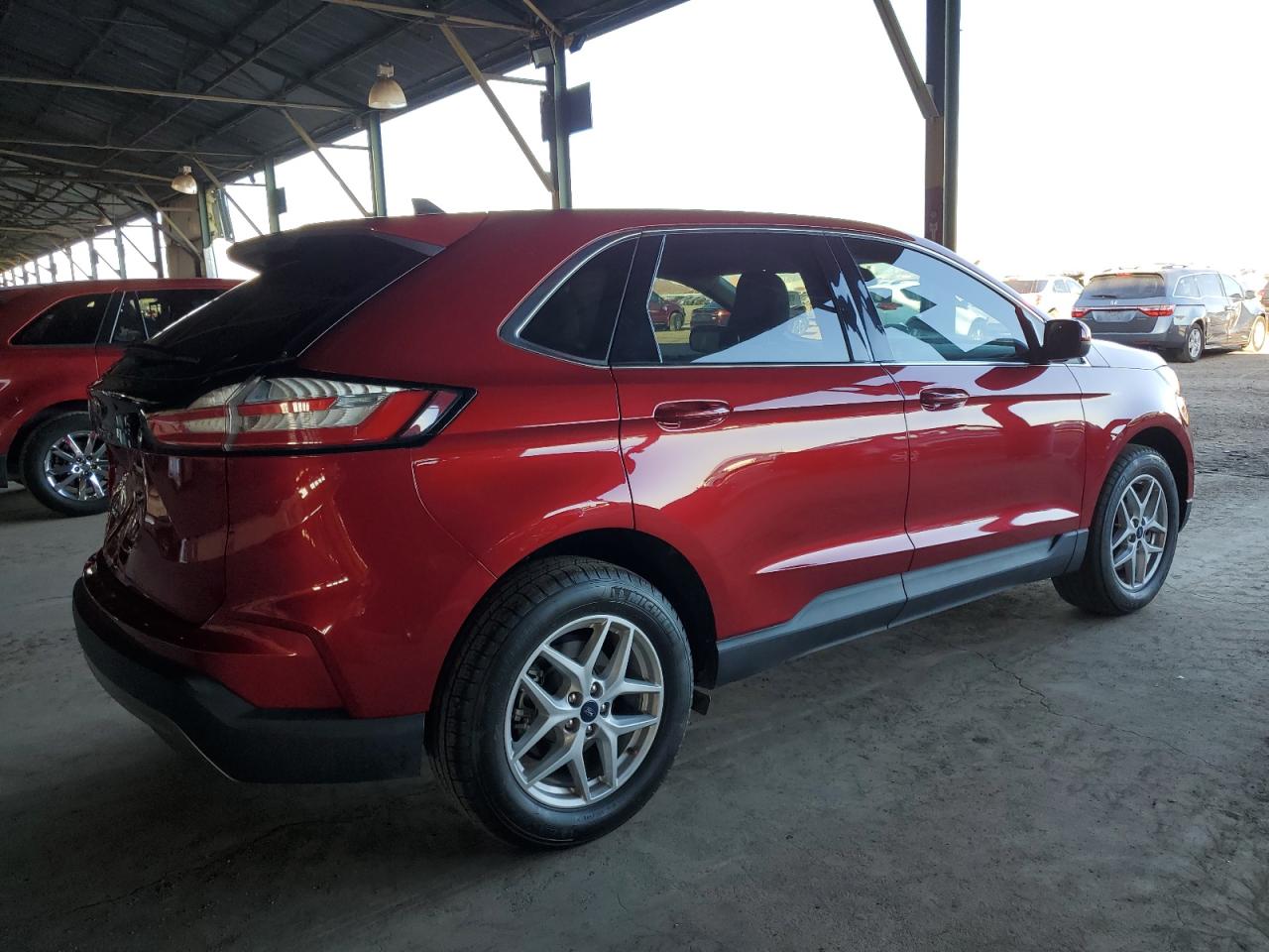 Image 3 of 2021 FORD EDGE SEL 2021 with VIN 2FMPK3J9XMBA46782
