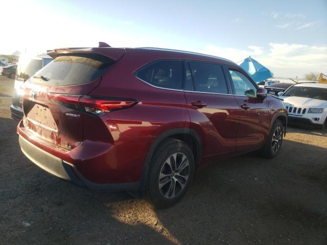 Image 3 of 2020 TOYOTA HIGHLANDER HYBRID XLE 2020 with VIN 5TDHARAH3LS501457