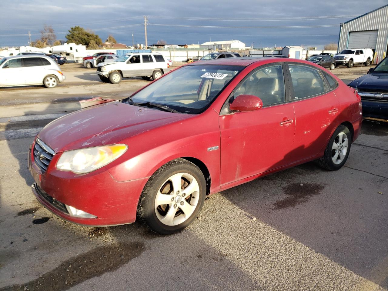 Image 1 of 2007 HYUNDAI ELANTRA GLS 2007 with VIN KMHDU46D97U124905