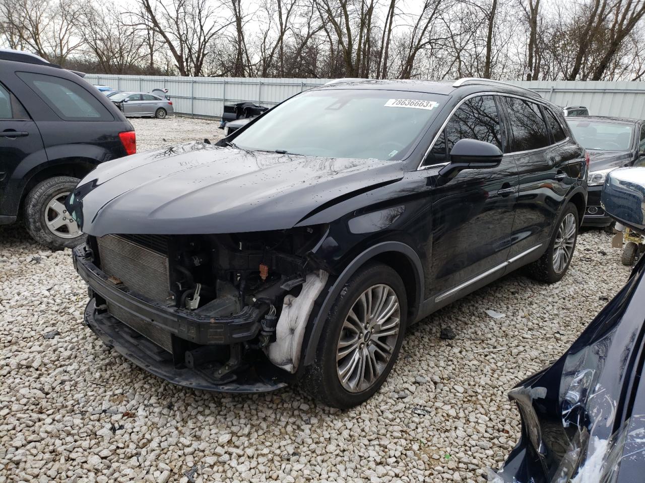 Image 1 of 2017 LINCOLN MKX RESERVE 2017 with VIN 2LMPJ8LR3HBL47188