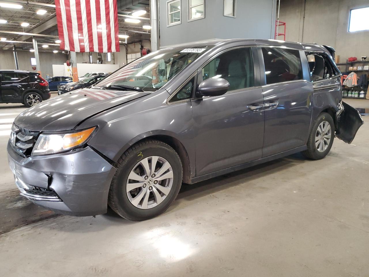 Image 1 of 2016 HONDA ODYSSEY EXL 2016 with VIN 5FNRL5H63GB027824