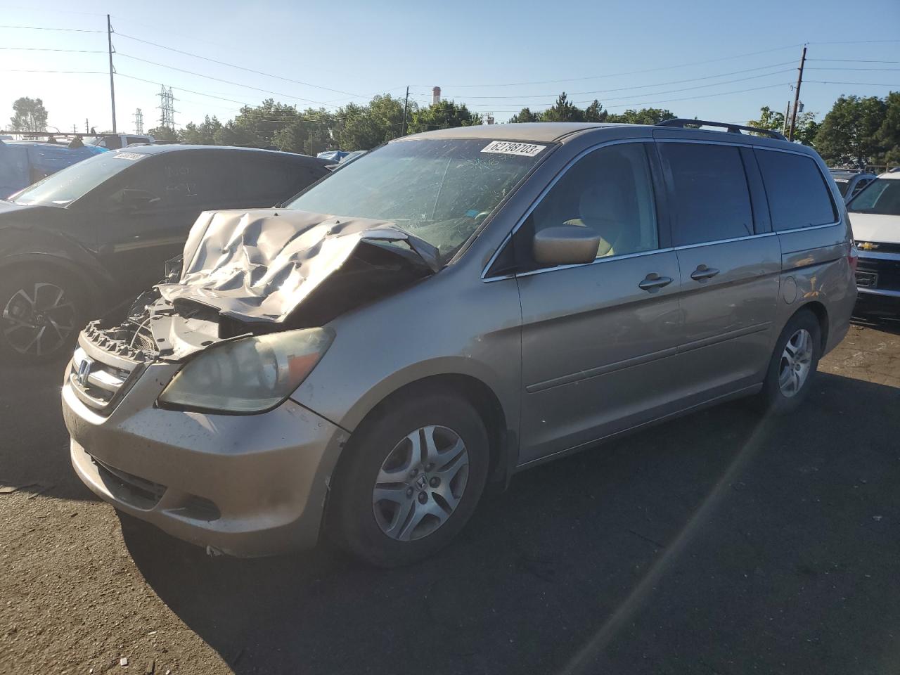 Image 1 of 2006 HONDA ODYSSEY EX 2006 with VIN 5FNRL38476B407265