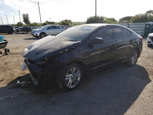 Image 1 of 2019 HYUNDAI ELANTRA SEL 2019 with VIN KMHD84LF9KU798880