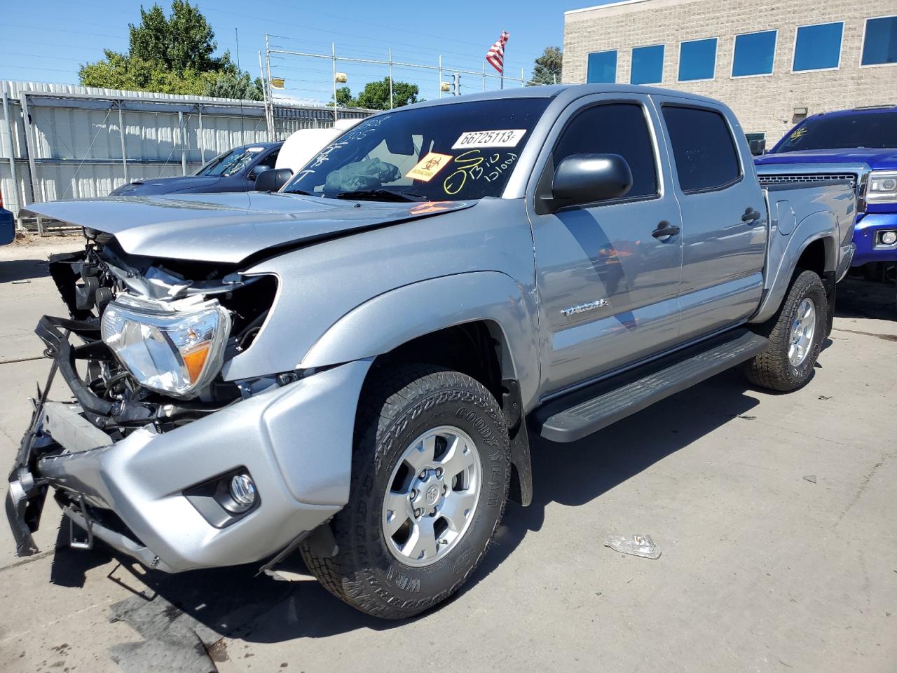Image 1 of 2014 TOYOTA TACOMA DOUBLE CAB 2014 with VIN 3TMLU4EN9EM157608