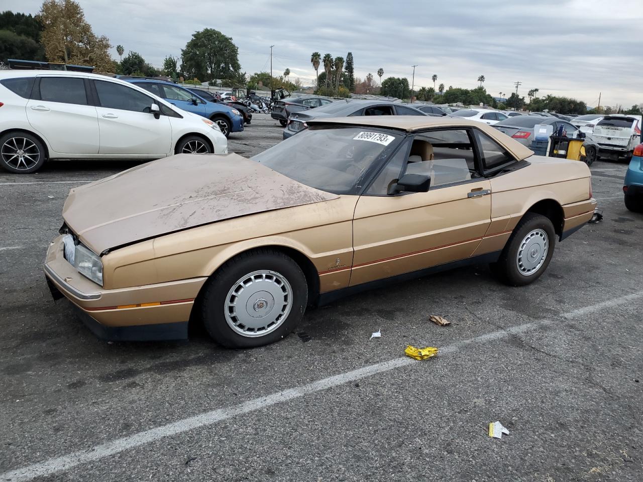 Image 1 of 1987 CADILLAC ALLANTE  1987 with VIN 1G6VR3177HU100628