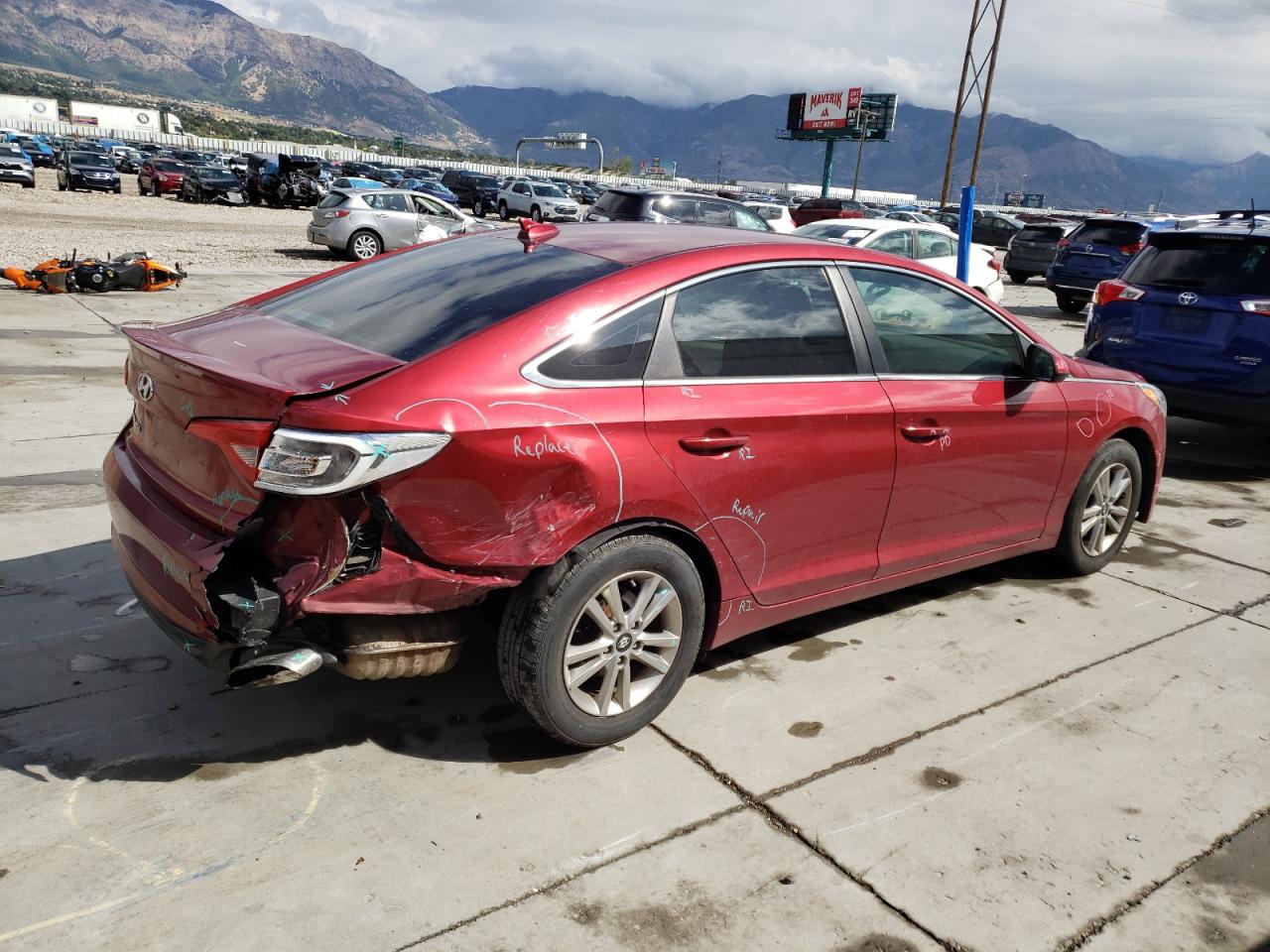 Image 3 of 2016 HYUNDAI SONATA SE 2016 with VIN 5NPE24AF0GH359369