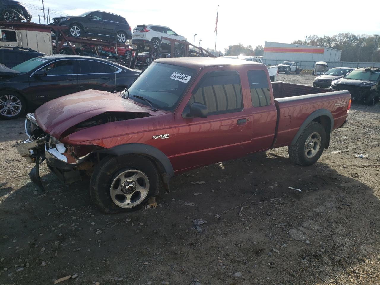 Image 1 of 1999 FORD RANGER SUPER CAB 1999 with VIN 1FTZR15X1XPA24222