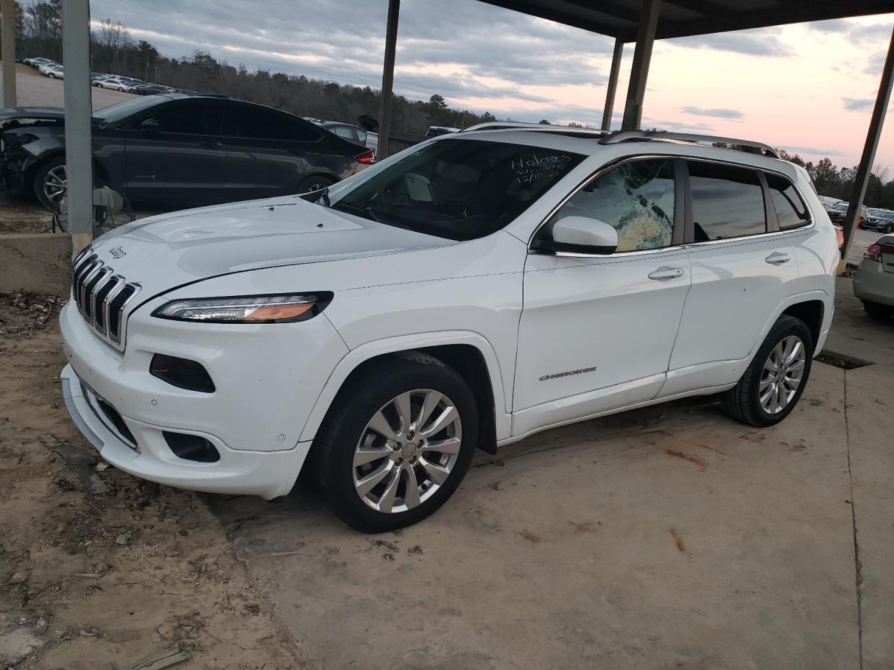 Image 1 of 2017 JEEP CHEROKEE OVERLAND 2017 with VIN 1C4PJLJS2HW604624