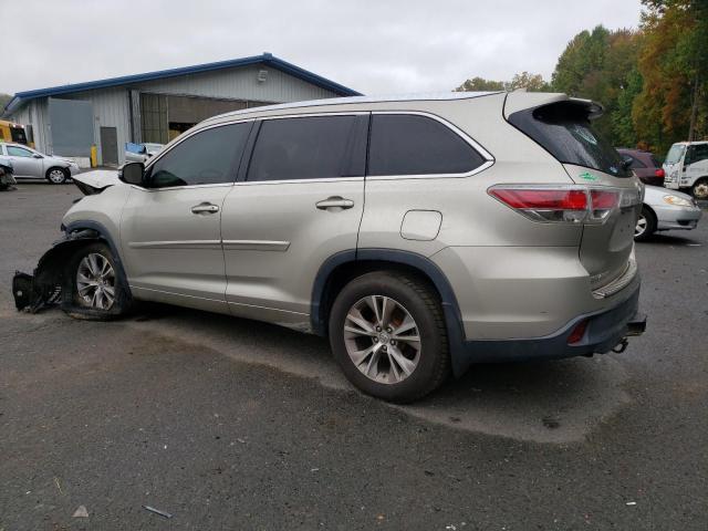 Image 2 of 2014 TOYOTA HIGHLANDER XLE 2014 with VIN 5TDJKRFH8ES064405