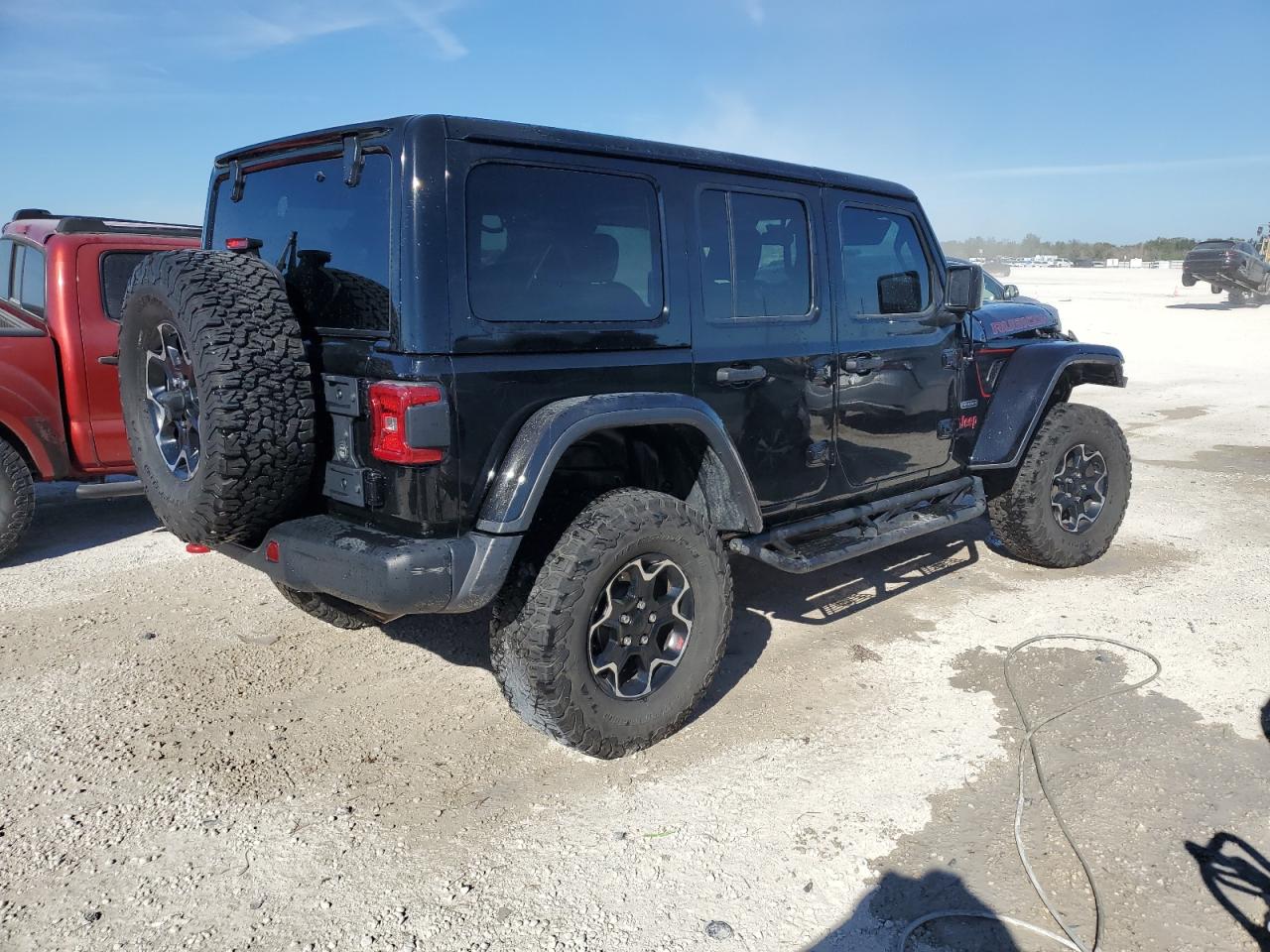Image 3 of 2020 JEEP WRANGLER UNLIMITED RUBICON 2020 with VIN 1C4HJXFN8LW266718