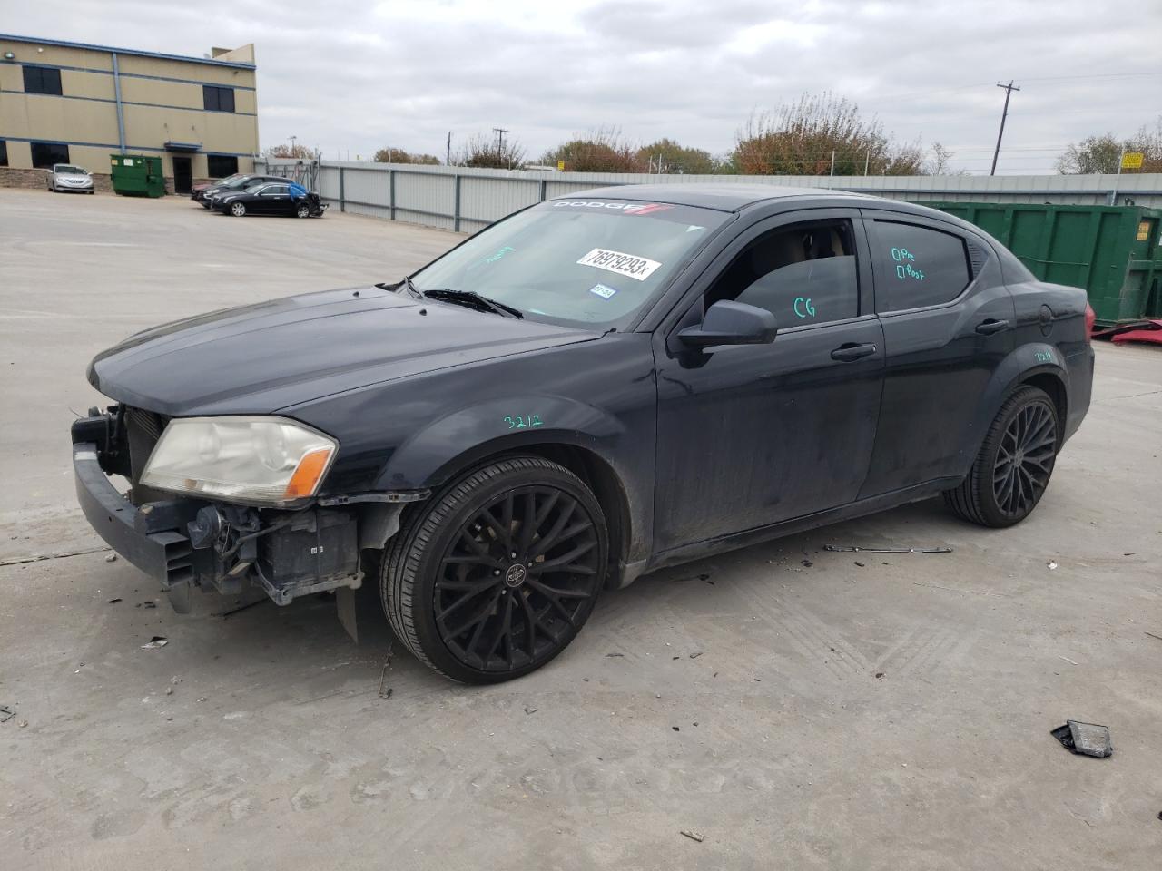 Изображение 1 2013 DODGE AVENGER SE 2013 с VIN 1C3CDZAG2DN748442