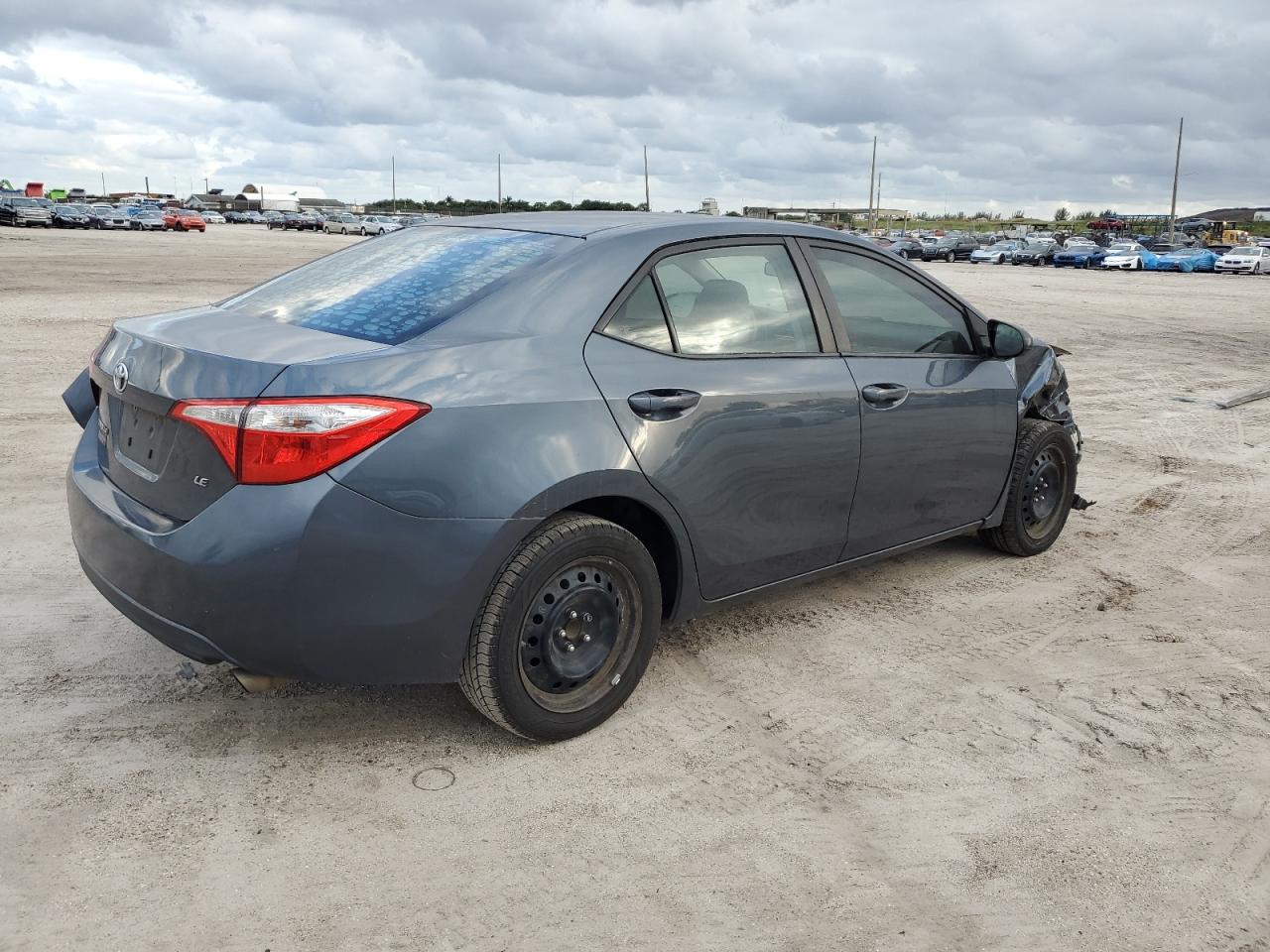 Image 3 of 2015 TOYOTA COROLLA L 2015 with VIN 2T1BURHE0FC303876