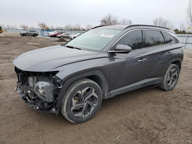 Image 1 of 2022 HYUNDAI TUCSON LUXURY 2022 with VIN KM8JCCA1XNU034706
