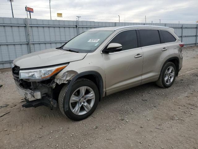Image 1 of 2014 TOYOTA HIGHLANDER LIMITED 2014 with VIN 5TDDKRFH0ES065125