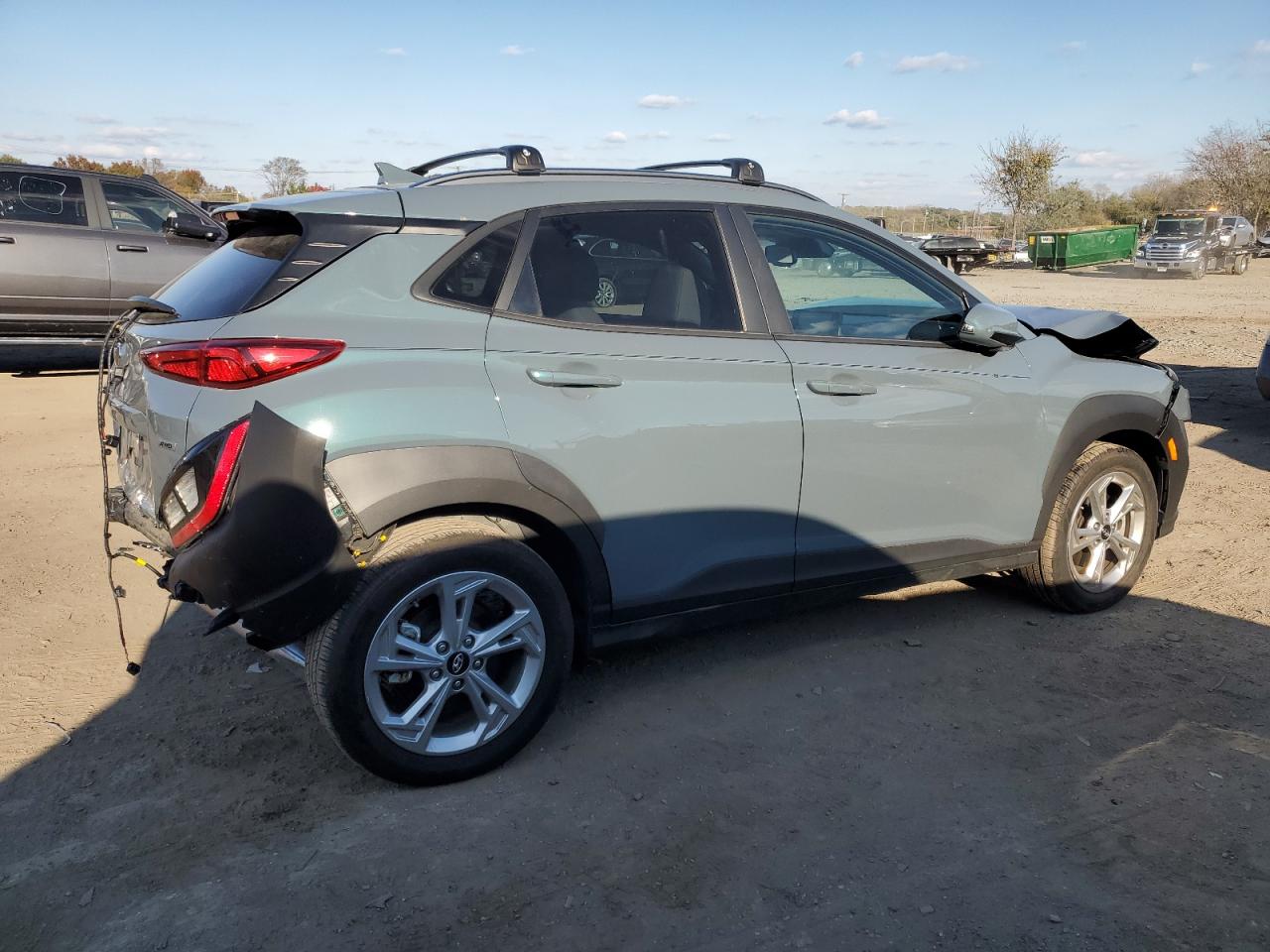 Image 3 of 2022 HYUNDAI KONA SEL 2022 with VIN KM8K3CAB0NU858761