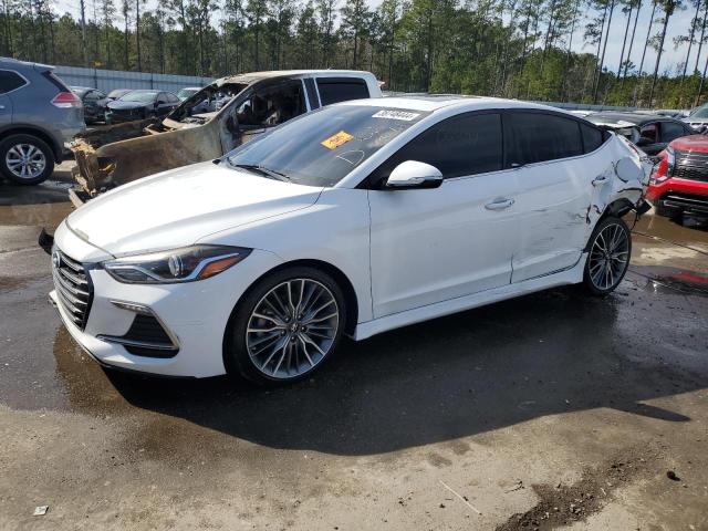 Image 1 of 2018 HYUNDAI ELANTRA SPORT 2018 with VIN KMHD04LB5JU482699