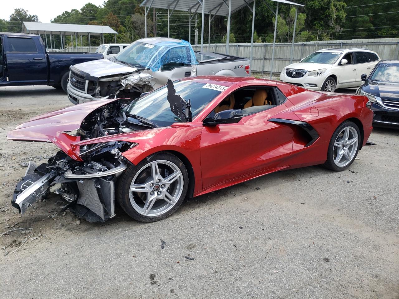 Image 1 of 2021 CHEVROLET CORVETTE STINGRAY 2LT 2021 with VIN 1G1YB3D49M5109151