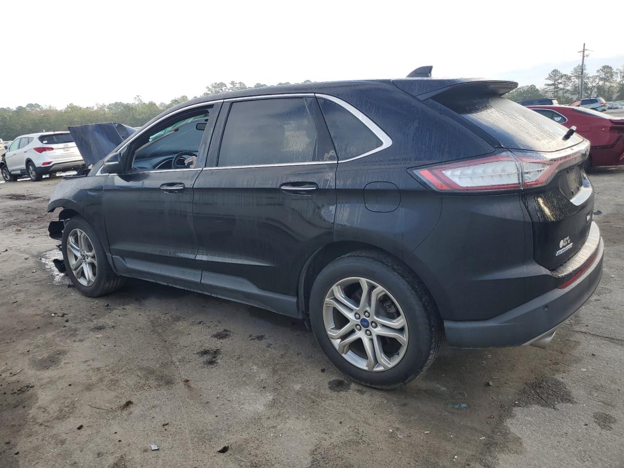 Image 2 of 2017 FORD EDGE TITANIUM 2017 with VIN 2FMPK3K92HBB57542