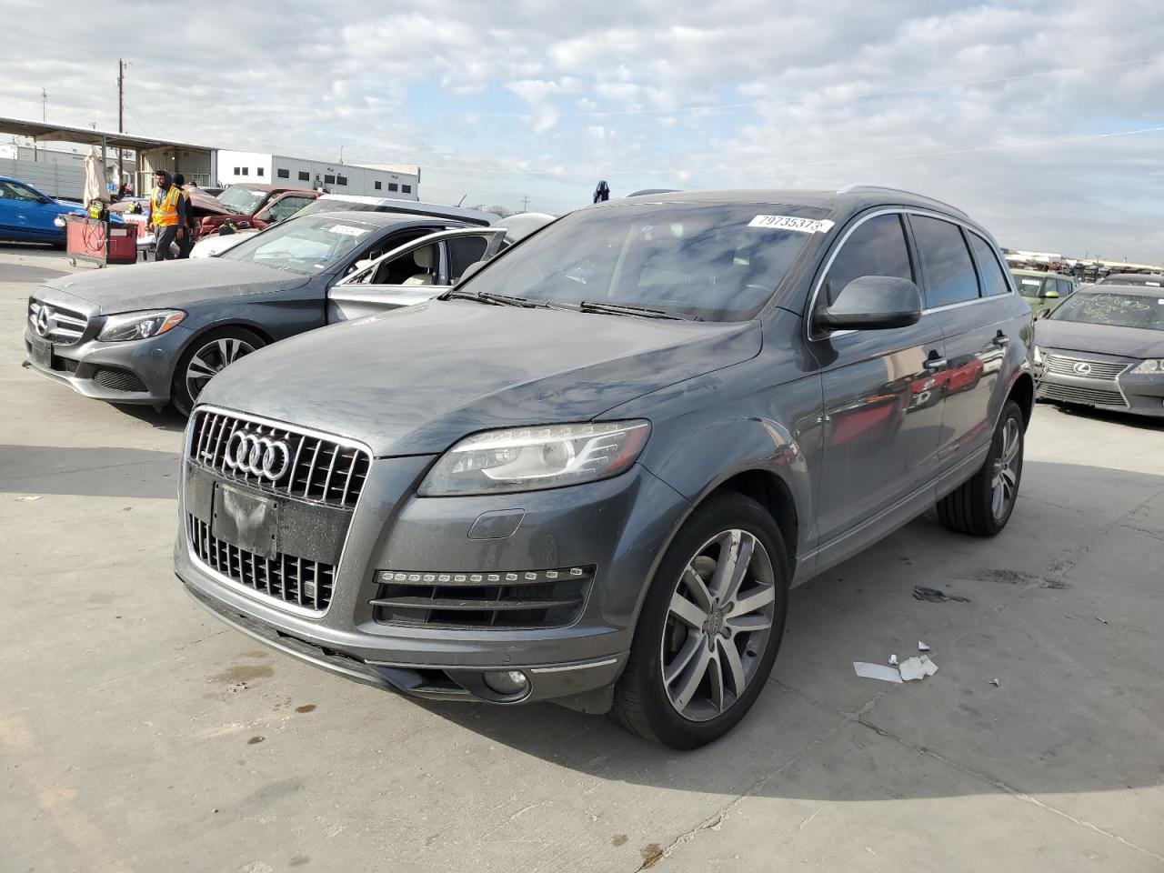 Image 1 of 2014 AUDI Q7 PREMIUM PLUS 2014 with VIN WA1LGAFE7ED005966