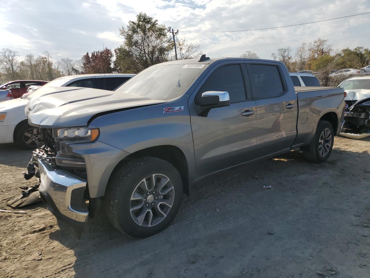 Изображение 1 2021 CHEVROLET SILVERADO K1500 LT 2021 с VIN 3GCUYDED6MG325492