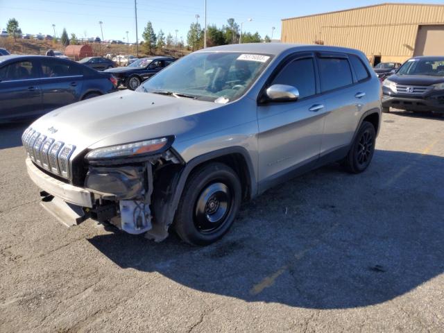 Image 1 of 2015 JEEP CHEROKEE SPORT 2015 with VIN 1C4PJLAB6FW761750