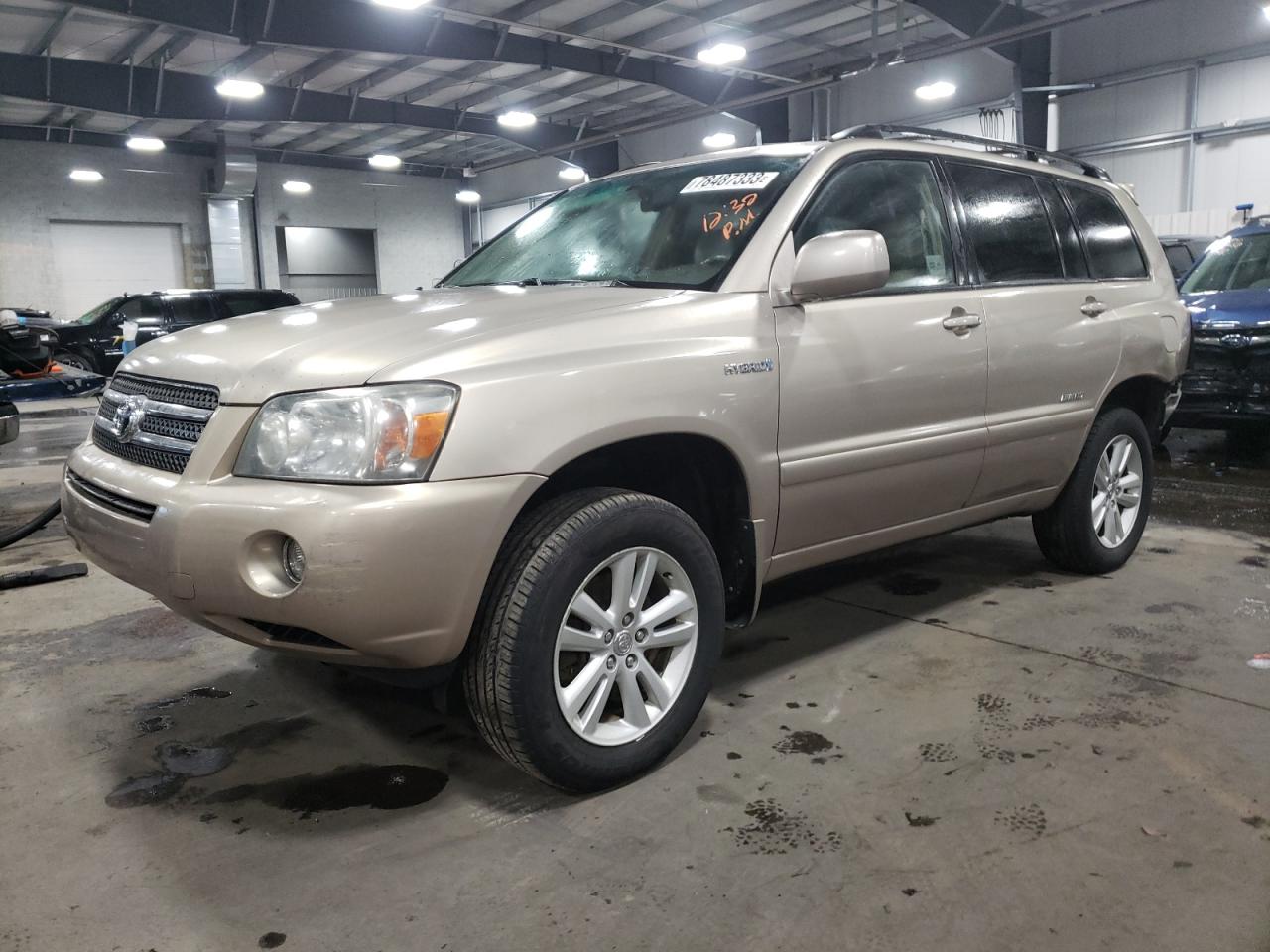 Image 1 of 2007 TOYOTA HIGHLANDER HYBRID 2007 with VIN JTEHW21A570034414