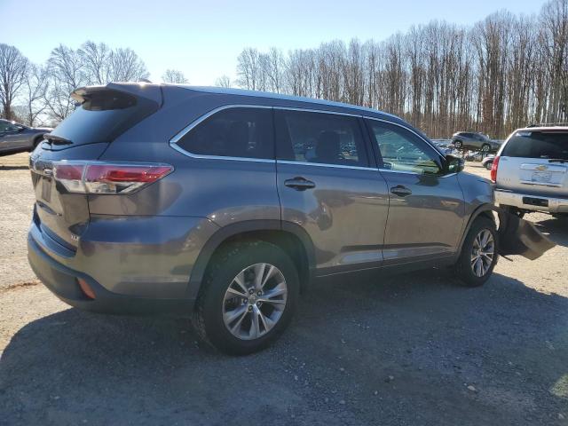 Image 3 of 2015 TOYOTA HIGHLANDER XLE 2015 with VIN 5TDKKRFH5FS047020