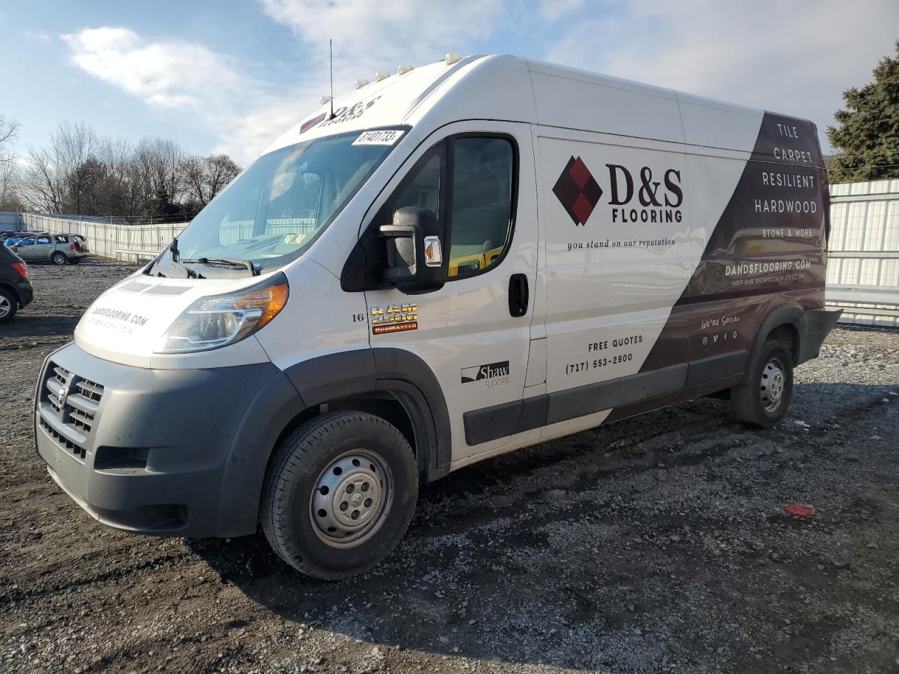 Image 1 of 2017 RAM PROMASTER 2500 2500 HIGH 2017 with VIN 3C6TRVDG0HE530812