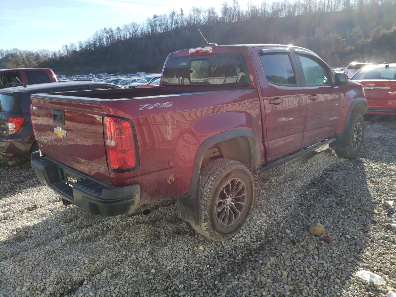 Image 3 of 2018 CHEVROLET COLORADO ZR2 2018 with VIN 1GCGTEEN7J1266103